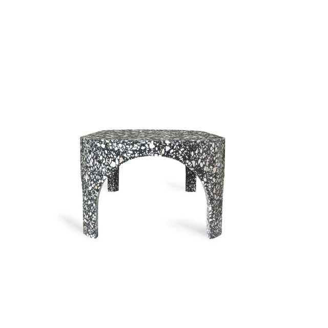 Contemporary Loggia Black Marble Tea Table by Matteo Leorato for Portego For Sale - Image 3 of 7