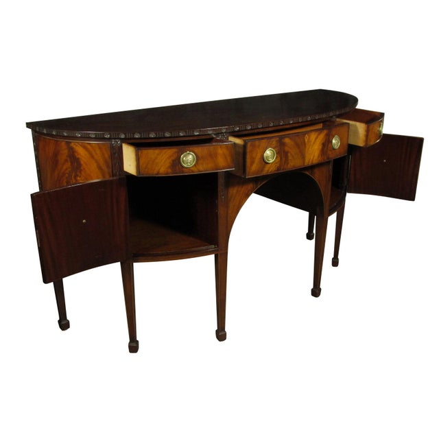 Early 20th Century Regency Style Bowfront Sideboard by Old Colony For Sale - Image 5 of 12