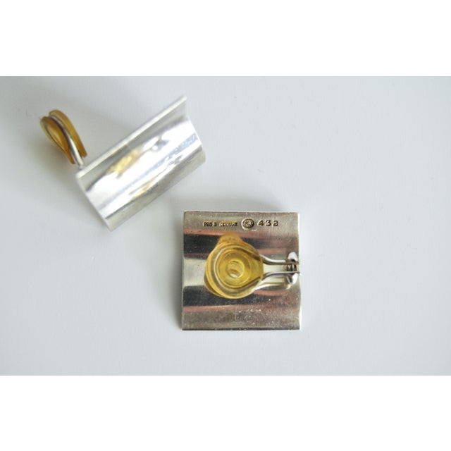 Clips-on Earrings by Nanna Ditzel for Georg Jensen, Set of 2 For Sale - Image 11 of 14