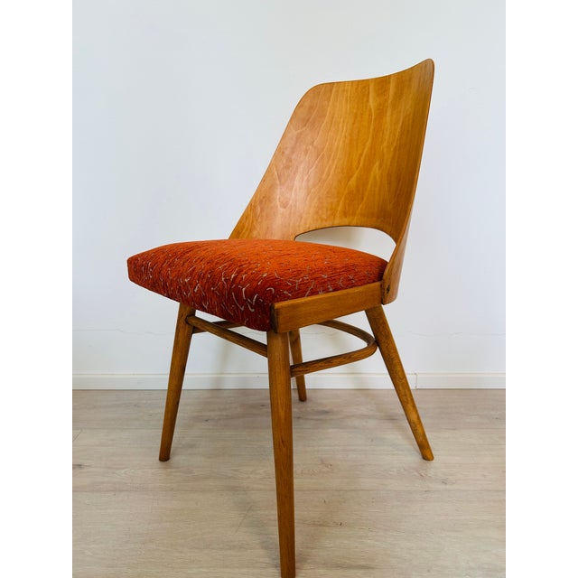 Mid-Century Modern Dining Chair by Radomír Hofman for Ton, 1950s, in Very Good conditions. Designed 1950 to 1959 I have...