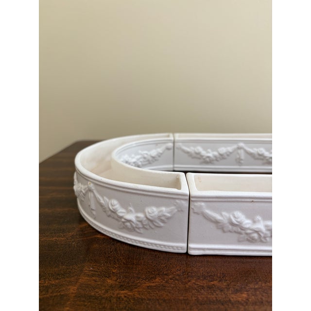 Ardalt 1960s Neoclassical White Porcelain Venetian Garden Centerpiece For Sale - Image 4 of 10