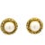 Metal Italian 18k Gold Mabe Pearl & Diamond Earrings, Circa 1980, Pair For Sale - Image 7 of 13