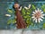 Textile Vintage Ribbon Embroidered Satin Tissue Box Cover For Sale - Image 7 of 12