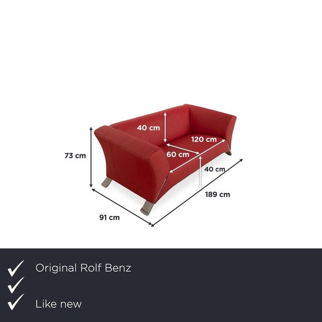 The Rolf Benz 322 is a true design classic, instantly catching the eye with its striking, outward-curving lines. The...