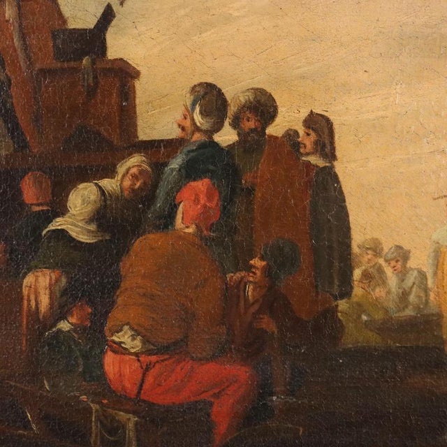 After Giovanni Michele Graneri, Scene of Popular Life, Oil Painting on Canvas, Framed For Sale - Image 5 of 14