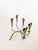 Iconic 1950s Danish Silver plate Calla Lily candelabra by Hans Jensen, holds 5 smaller taper candles. This is a beautiful...