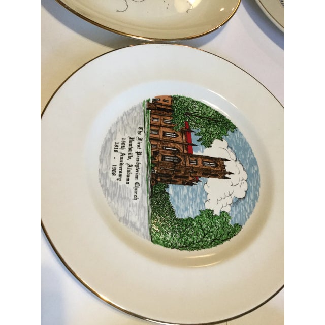 Vintage Mid-Century Alabama Church Plates - Set of 12 For Sale - Image 9 of 13