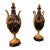 Pair of 1870 French Louis XVI Gold and Marble Exceptional Cassoulets For Sale