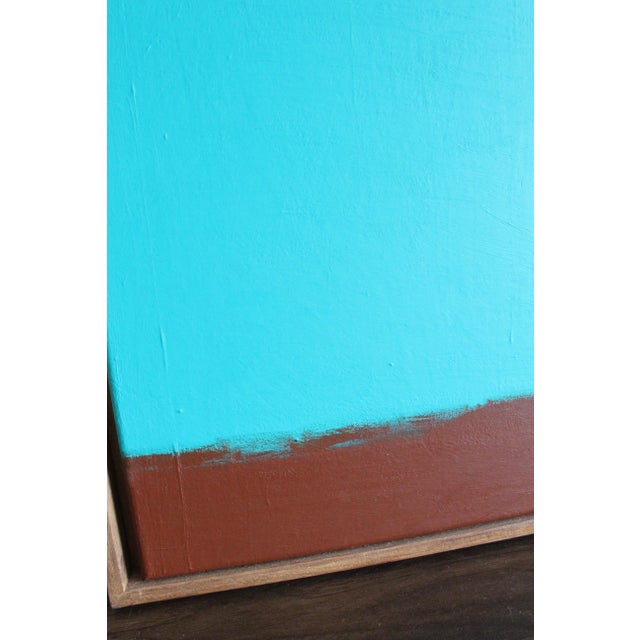 Tan Bodasca, Meditative Turquoise, 2026, Acrylic Painting on Canvas For Sale - Image 8 of 10