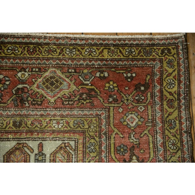 Textile Vintage Distressed Hamadan Carpet - 10'2" X 15'7" For Sale - Image 7 of 12