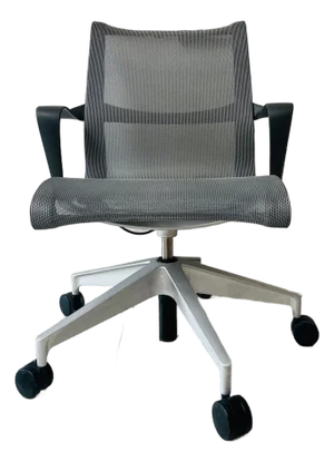Herman Miller Setu Ergonomic Office Chair by Studio 7.5 – Graphite Mesh & Aluminum Base