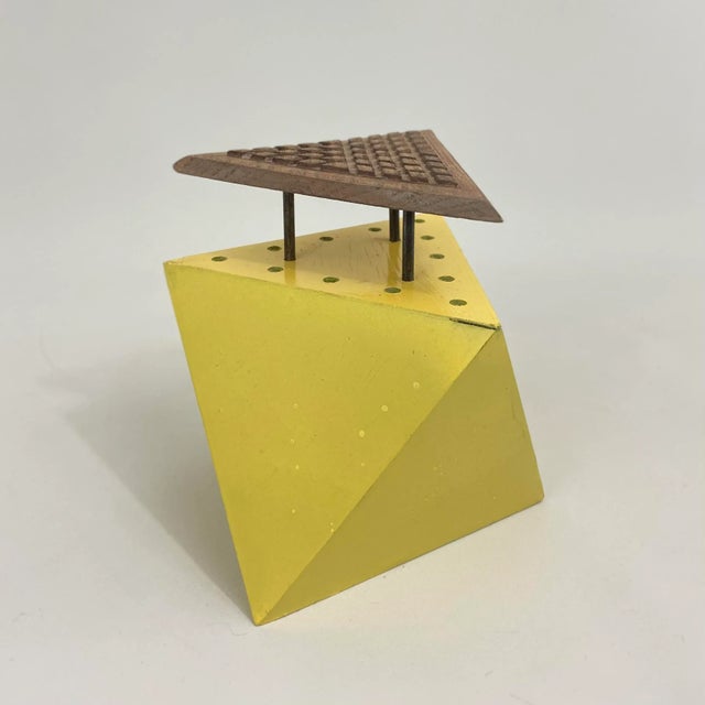 Postmodern Vintage Artist Studio Wood Sculpture For Sale - Image 4 of 13