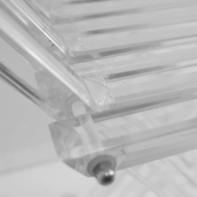 Plastic Vintage Dagobert Curule Chair by David Langes, 1970s For Sale - Image 7 of 16