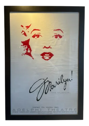 Original Marilyn Monroe Pop Art Poster by Dewynters, 1980s