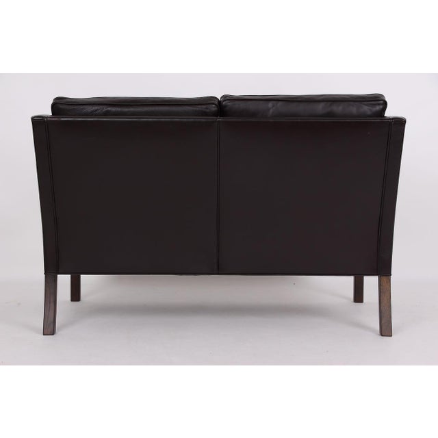 Brown Models 2208 and 3246 Living Room by Børge Mogensen for Fredericia, 2004, Set of 4 For Sale - Image 8 of 18