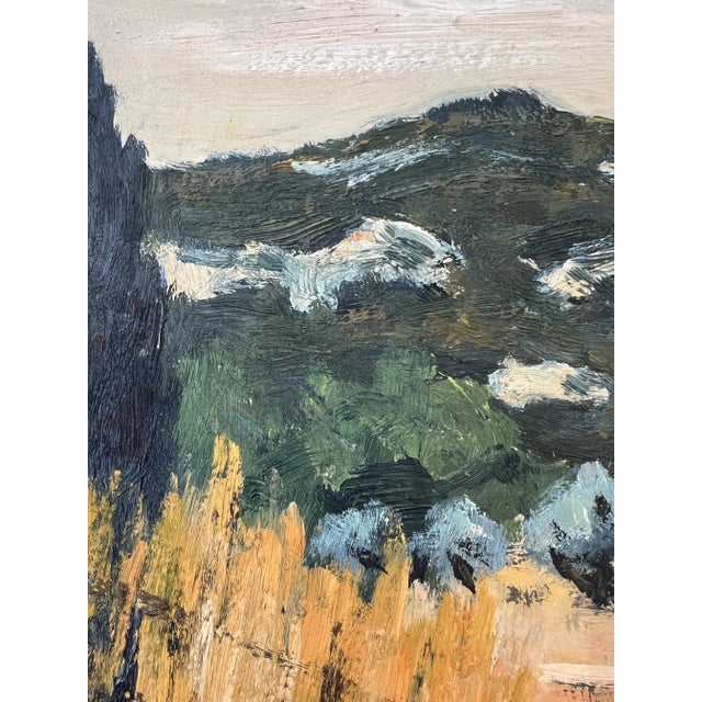 Michel Terrapon, Mas de Provence, Oil on Cardboard, Framed For Sale - Image 4 of 10