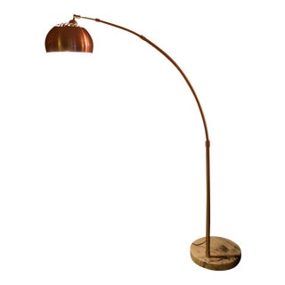 Marble Base Arc Lamp For Sale
