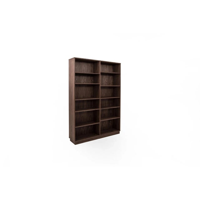 Scandinavian Walnut Bookcase For Sale - Image 6 of 6