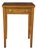 Antique Early American Sheraton Style Oak Farmhouse Side Work Table W/ Drawer For Sale