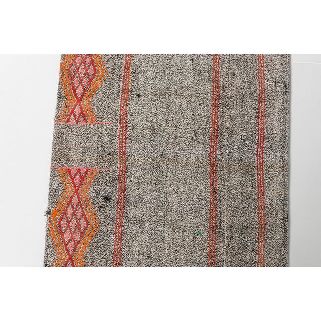 Textile Hanwoven Vintage Kilim Runner For Sale - Image 7 of 10