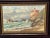 Fine early 20th. Century oil painting on academy board in museum quality frame-depicting the first San Francisco Cliff...