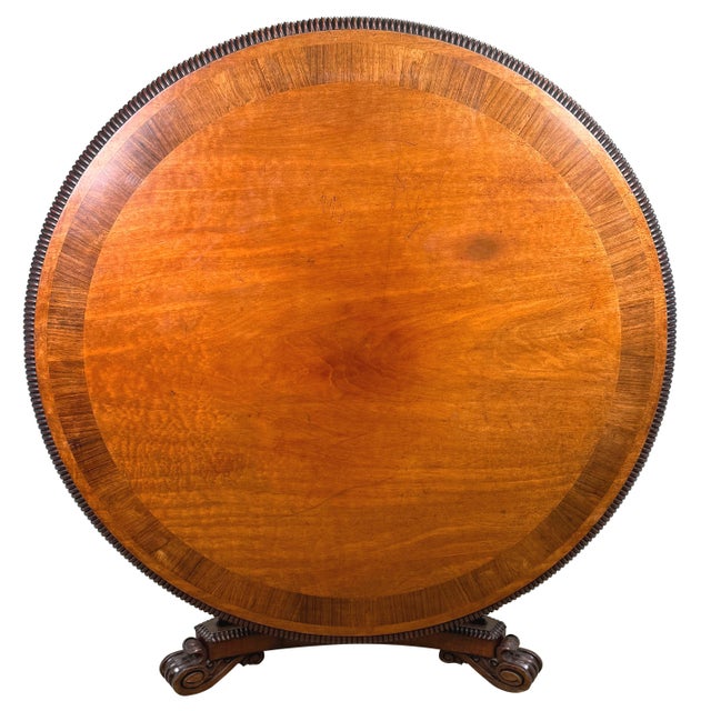 n Exceptional Quality Early 19th Century Regency Period Mahogany Centre Table, Or Hall Table, Of Unusually Large & Bold...