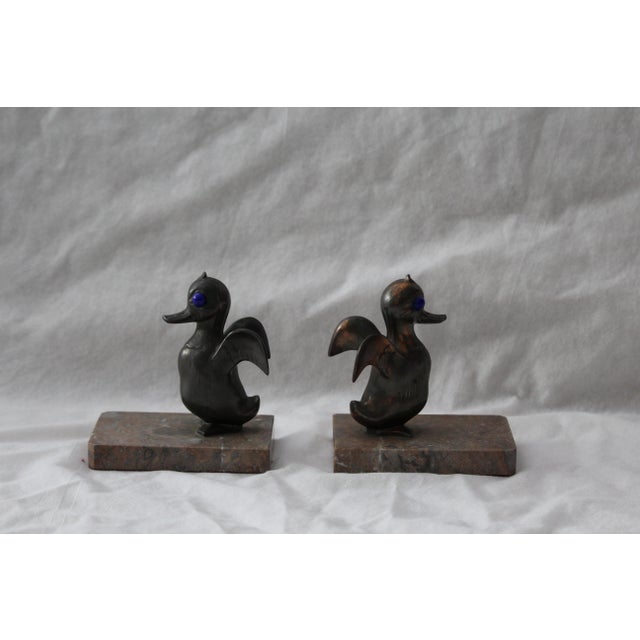 Metal Duck Bookends, 1950s, Set of 2 For Sale - Image 7 of 18