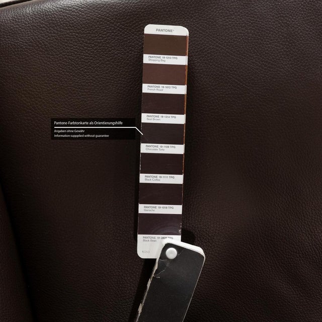 Camaro Leather Two-Seater Sofa in Brown from Laauser For Sale - Image 12 of 16