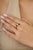 Not Yet Made - Made To Order 14k Yellow Gold Cigar Band Ring With Blue Sapphire & Diamond Size 7 For Sale - Image 5 of 16