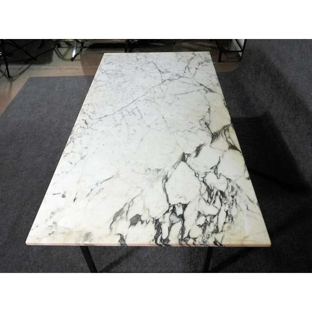 1960s Mid-Century Modern Marble Table For Sale - Image 5 of 6