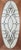 Honduran MahoganyLeaded Glass Oval Door For Sale - Image 4 of 4