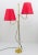 1950s Mid-Century Brass Floor Lamp with 2 Arms attributed to Josef Frank, Austria, 1950s For Sale - Image 5 of 11