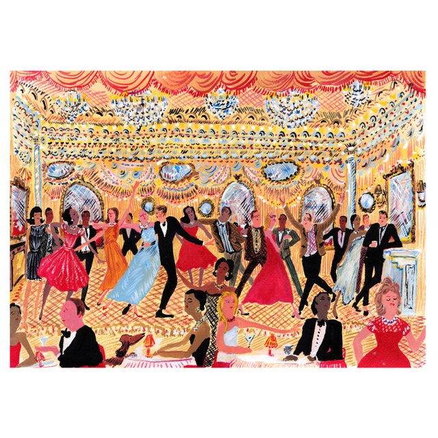 2020s "Dance Party" Contemporary Original Whimsical Print by Pauline de Roussy de Sales For Sale - Image 5 of 5