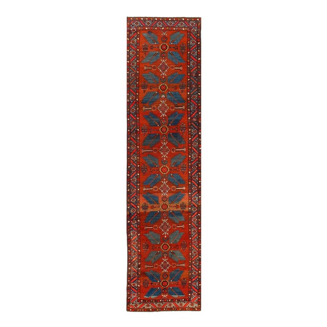 Rust Antique Runner Persian Nw 3' 5'' X 15' For Sale - Image 4 of 4
