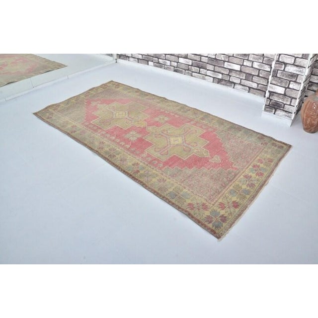 Turkish Vintage Anatolian Oushak Rug For Sale - Image 3 of 10
