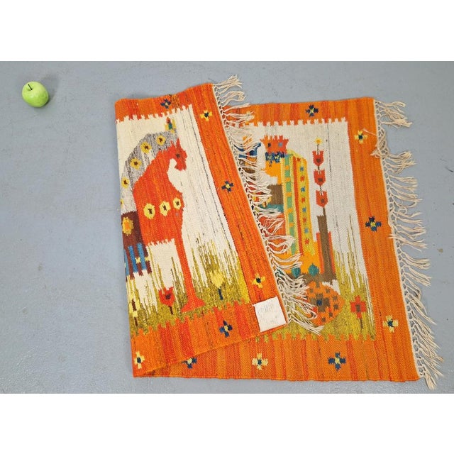 Kilim Rug by Domanska for W. B. Kobe For Sale - Image 6 of 10