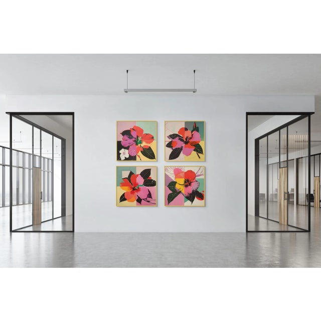 Set of 4 - Art Wall Installation 40' X 40' - 'Pop Art