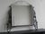Art Deco Mirror with Faceted Glass in Steel Frame, 1940s For Sale - Image 4 of 18