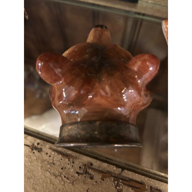 Royale Stratford Bear Head Stirrup Cup For Sale - Image 4 of 4