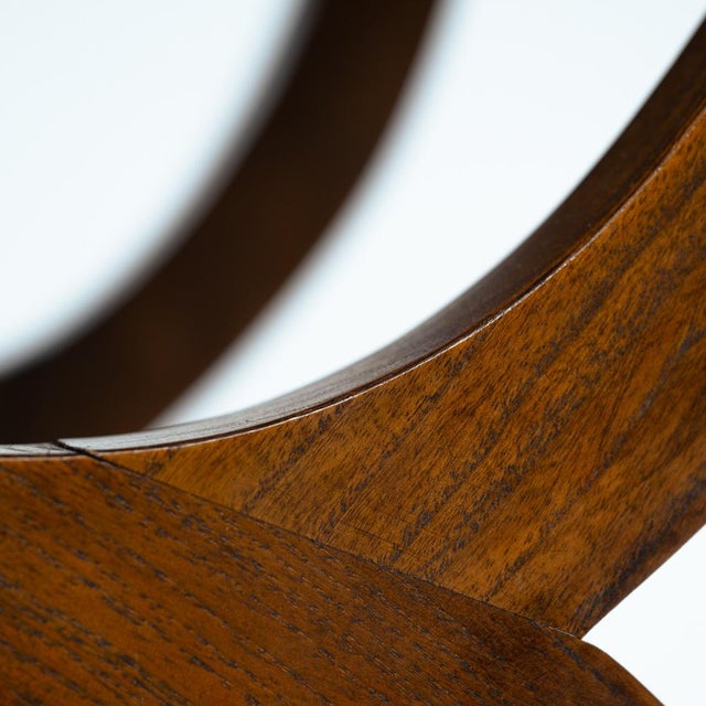 Chair in Brown Leather and Oak by Pierre Lottier for Almazan, 1970s For Sale - Image 17 of 18