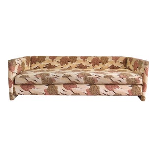 Mid 20th Century Lane Furniture Floral Sofa For Sale