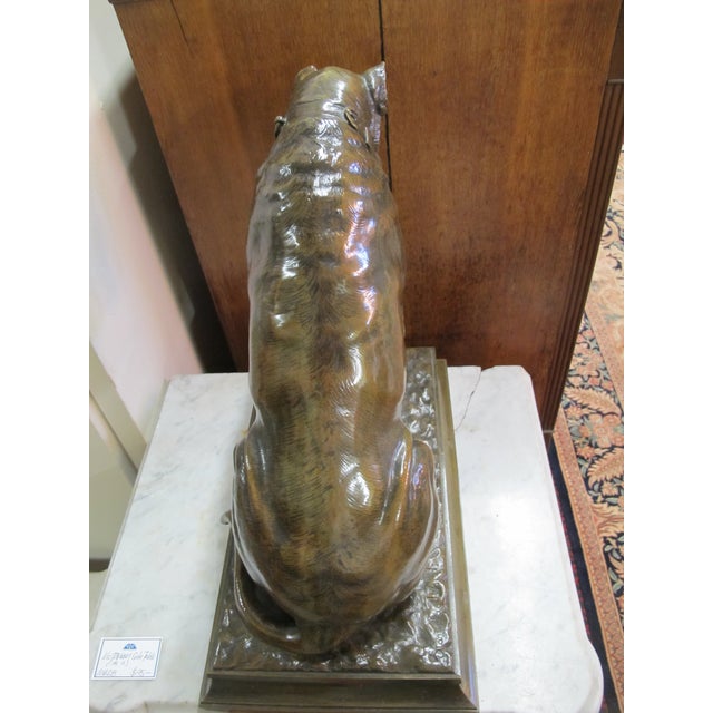 Stanislas Lami French Grand Danois Observant Un Escargot Dog Bronze ...