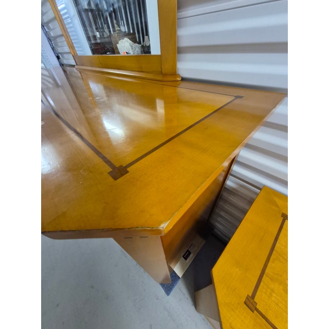 Brown Late 20th Century Honey-Toned Wooden Bedroom Set by Fairmont Designs For Sale - Image 8 of 18