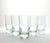 Contemporary Contemporary Modern Minimalist Clear Heavy Thick Tumbler Highball Glasses - Set of 5 For Sale - Image 3 of 6