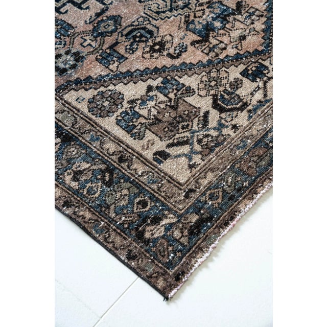 District Loom Vintage Hamadan Scatter Rug For Sale - Image 10 of 11