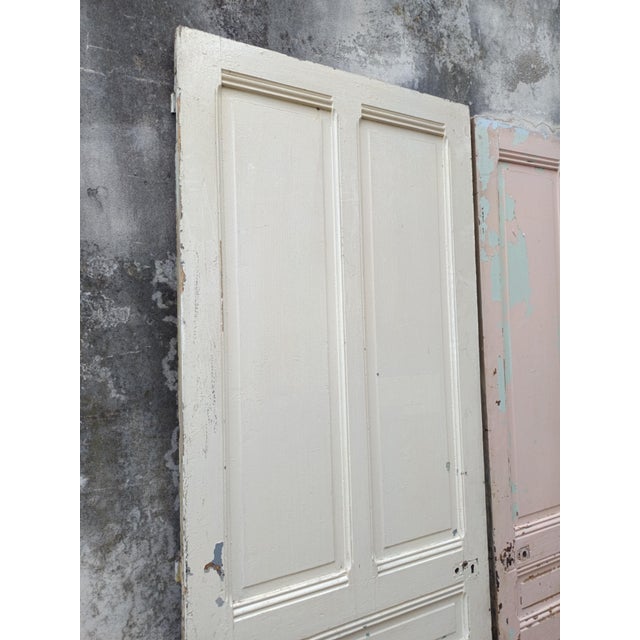 Vintage Cream Fir Doors, Set of 4 For Sale - Image 9 of 18