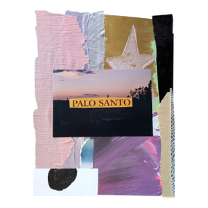 Palo Santo Contemporary Mixed Media Analog Collage