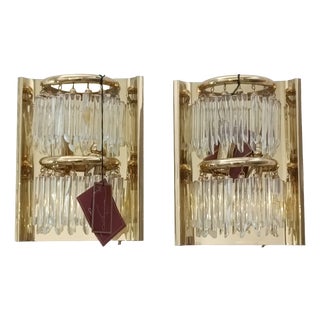 Murano Glass Sconces from Lumica, 1970s, Set of 2 For Sale