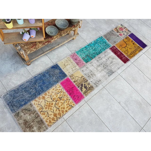 Textile Vintage Wool Hallway Runner For Sale - Image 7 of 10