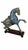 Wood Vintage Chinese Cloisonné War Horse Sculptures - Pair For Sale - Image 7 of 10